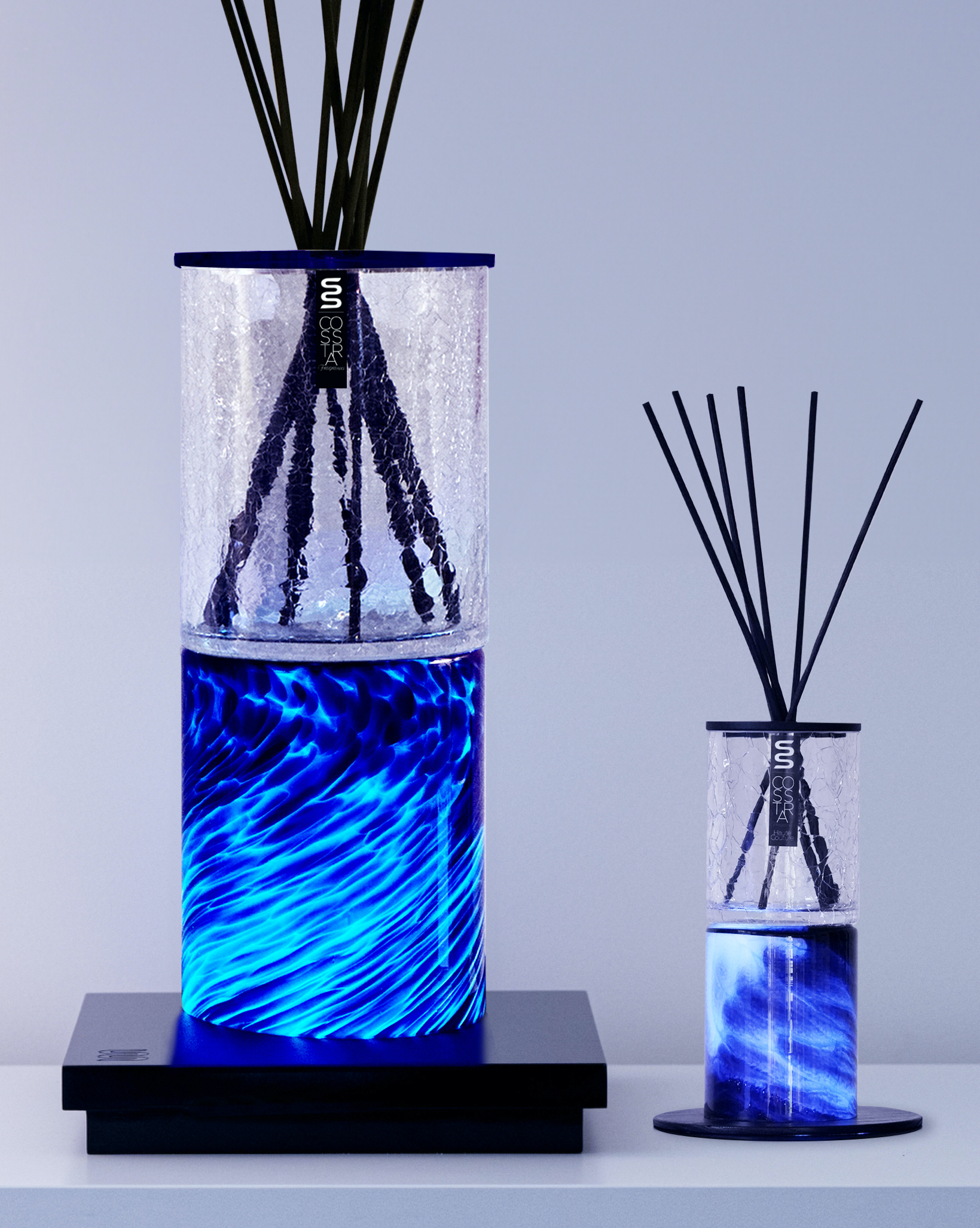 MYSTERY LOTUS Dual & Led® Bases included - Ø85 & 170 : Lemon, Orange & LOTUS...